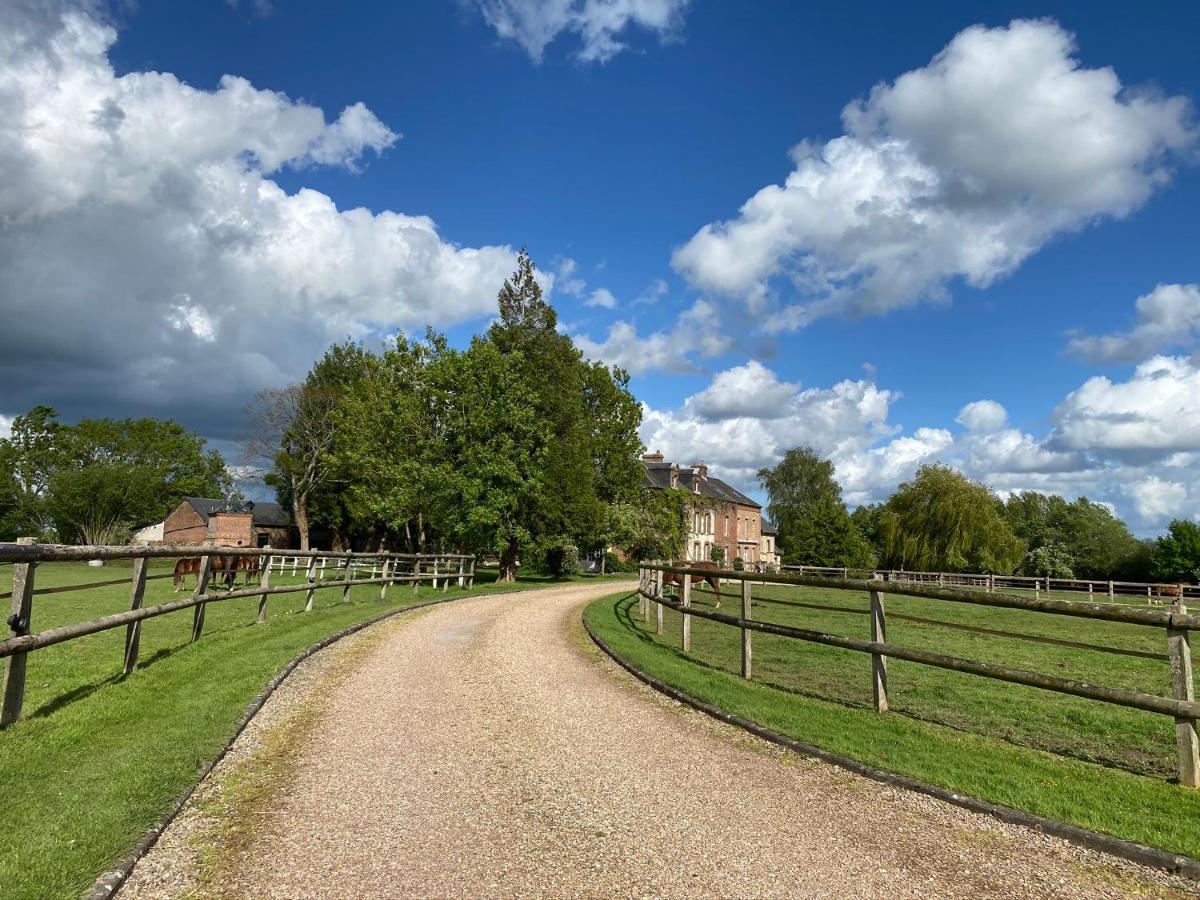 Ferienwohnung La Longere Du Haras Manerbe Exterior foto